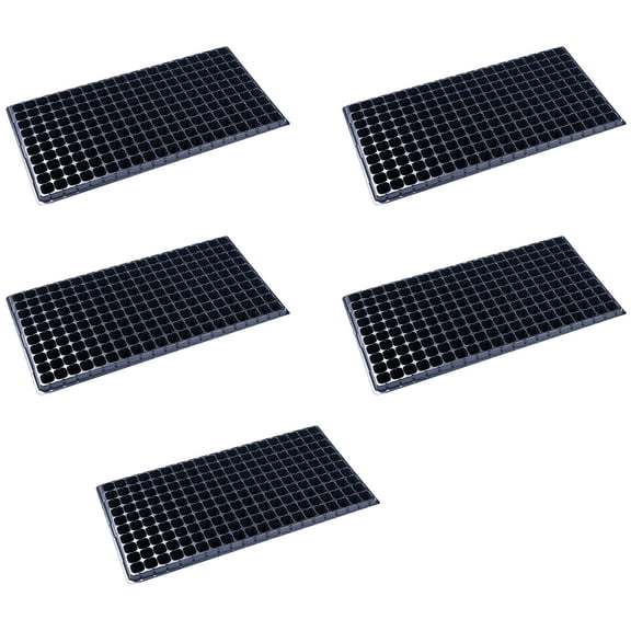 WASHWEPE 5pcs Plant Starter Trays Greenhouse Nursery Pots For Gardening Box For Micro And Salad Leaves Indoor Grow Kit