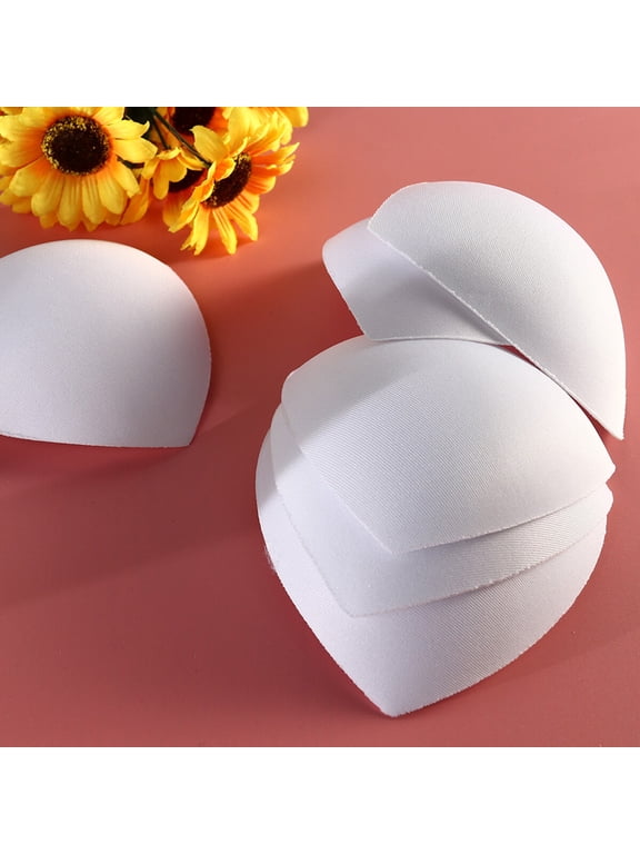 6Pairs Bra Inserts Pads Push Up for Wireless Bra Assorted Colors Lightweight