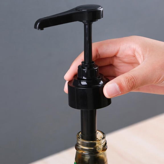 WASHWEPE 6Pcs Black Round Bottle Pumps For Restaurant Owners