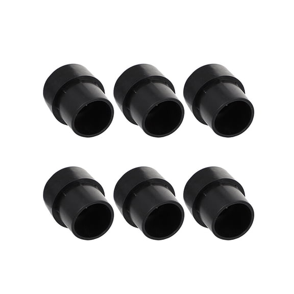 WASHWEPE 6Pcs Black Trampoline Non-Slip Mats for Durable Floor Protector Pads