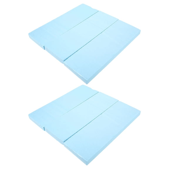 WASHWEPE 6Pcs High Density Sky Blue Foam Boards for DIY Crafting and Model Railway Scene Construction