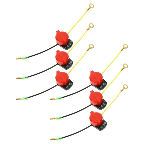 WASHWEPE 6Pcs On Off Stop Switch for Garden Tractor Supplies and Maintenance