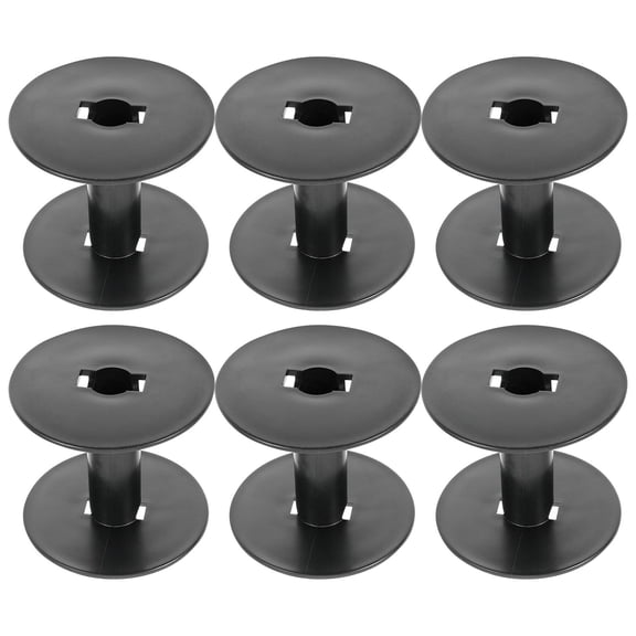 WASHWEPE 6Pcs Practical Ribbon Spools Sewing Machine Thread Supply 3.46X3.46X3.14in