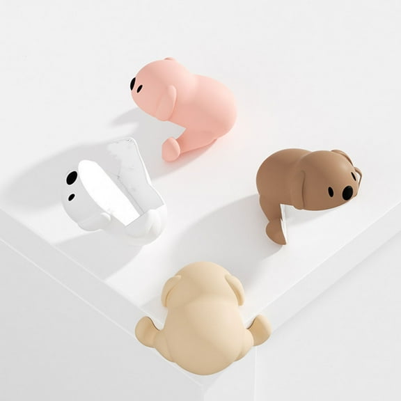 WASHWEPE 8Pcs Edge Corner Protector Set in Cartoon Animal Shape for Home Decoration and Furniture Protection
