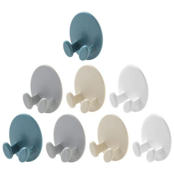 WASHWEPE 8Pcs Wall Mounted Phone Holder with Thickened Environmental Protection Plastic Assorted Color