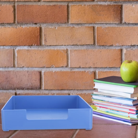 WASHWEPE ABS Blue Practical Container for Home Storage and Desktop Clutter Control