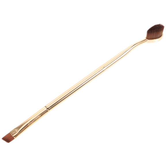 WASHWEPE Golden Angled Concealer Brush Nylon Aluminum Durable Eye Makeup