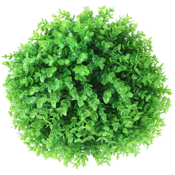 WASHWEPE Artificial Grass Ball Faux Topiary Ball Plants Plastic Decoration For Homeowners Garden Wedding 1Set