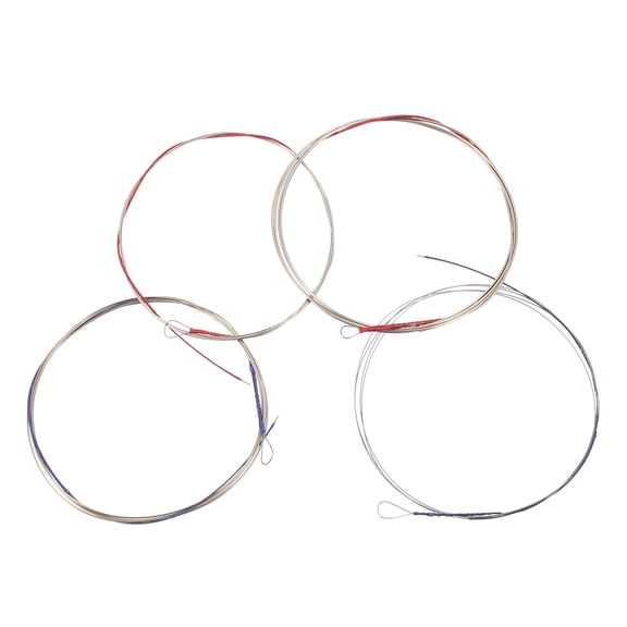 WASHWEPE Assorted Color Metal Pipa Strings Full Classical Musicians Durable Replacement Strings 4pcs
