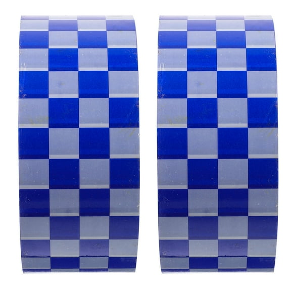WASHWEPE BOPP Duct Tape 2 Rolls 118 X 1.9 In Checkerboard for DIY Crafts and General Use