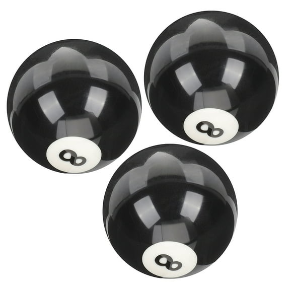 WASHWEPE Billiards Accessories 3Pcs Durable Resin Billiard Ball for Pool Table