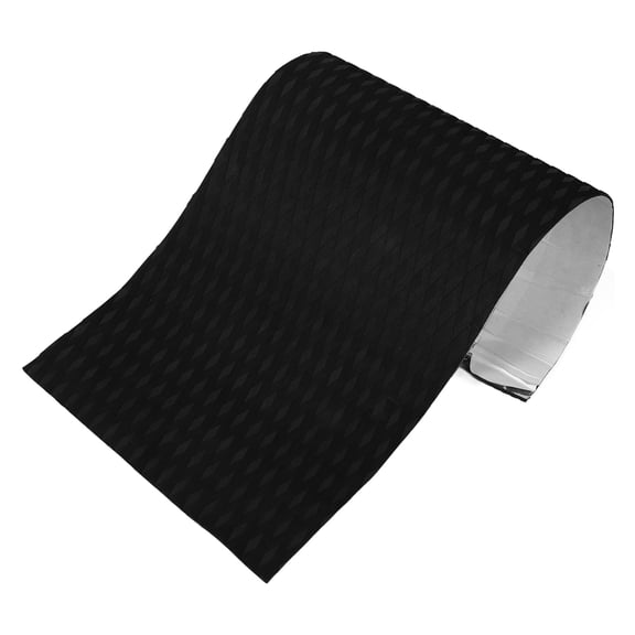 WASHWEPE Durable Eva Surfboard Traction Pad Non Slip Tail Pad with Cut Design in Black