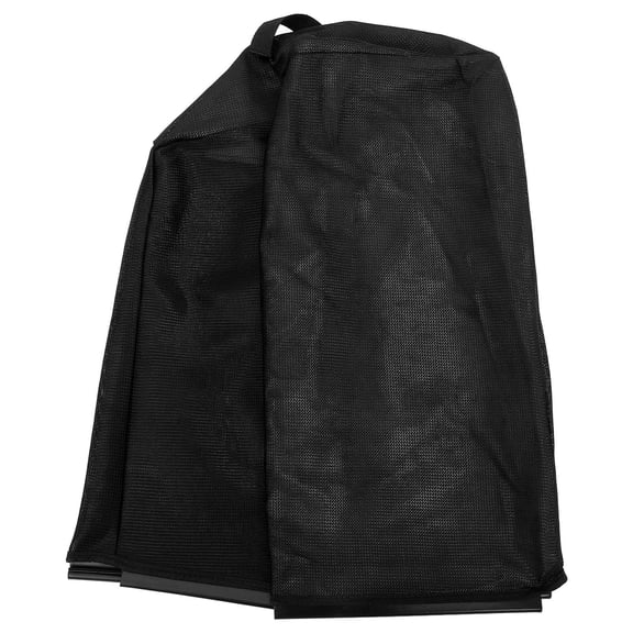 WASHWEPE Black Nylon Lawn Tractor Leaf Bag Multipurpose Grass Catcher for Easy Yard Cleanup