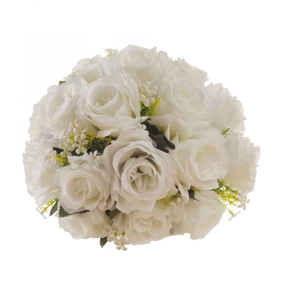 WASHWEPE Bouquet Wedding Bouquet White Composite Materials Rhinestone 1Pcs