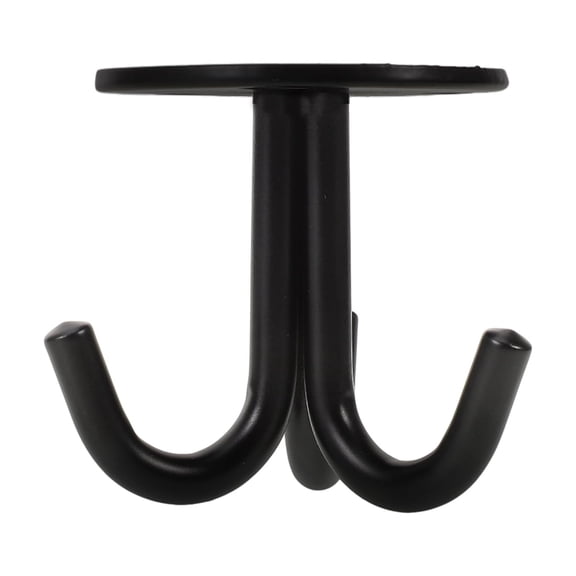 WASHWEPE Ceiling Mounting Black Three-Claw Sleek Design Hanging Hooks 1Pack 2.4x2.4x2.2in