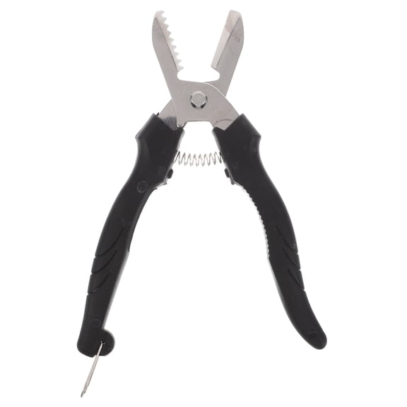 WASHWEPE Chestnut Open Shears 1Set Black 7.3x1.7x0.5in Stainless Steel Chestnut Pliers for Cooking Preparation