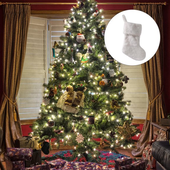 WASHWEPE Christmas Style Socks Decoration Accessories Candy Holder 1Pack