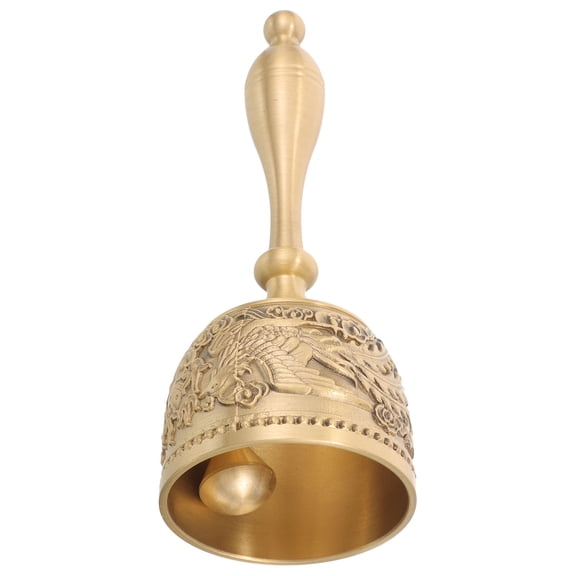 WASHWEPE Classroom Bell For Teachers Golden Bell 1Pack
