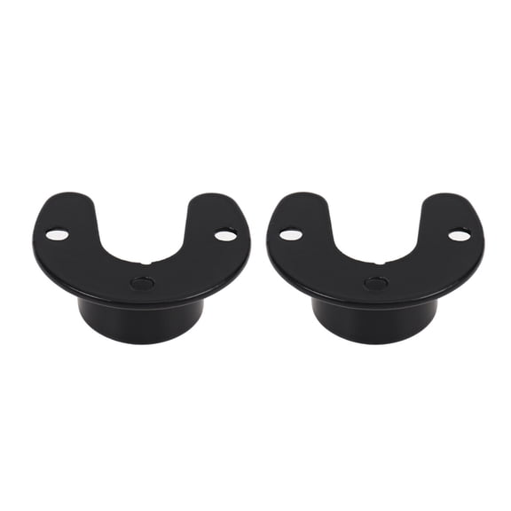 WASHWEPE Heavy Duty Stainless Steel Closet Pole Sockets for Hanging Clothes 2Pcs