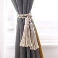 thumbnail image 1 of WASHWEPE Cotton Curtain Holdbacks Modern Design for Homeowners 1Pcs, 1 of 8
