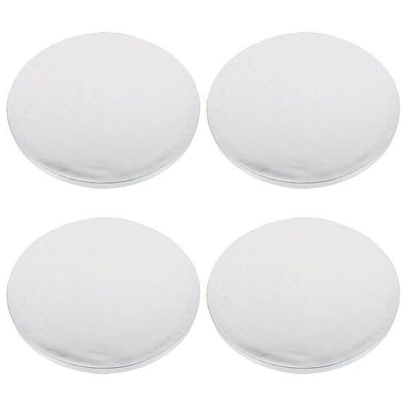WASHWEPE Creative Aluminum Foil Cake Transfer Boards for Baking Use Silver and Practical 4pcs