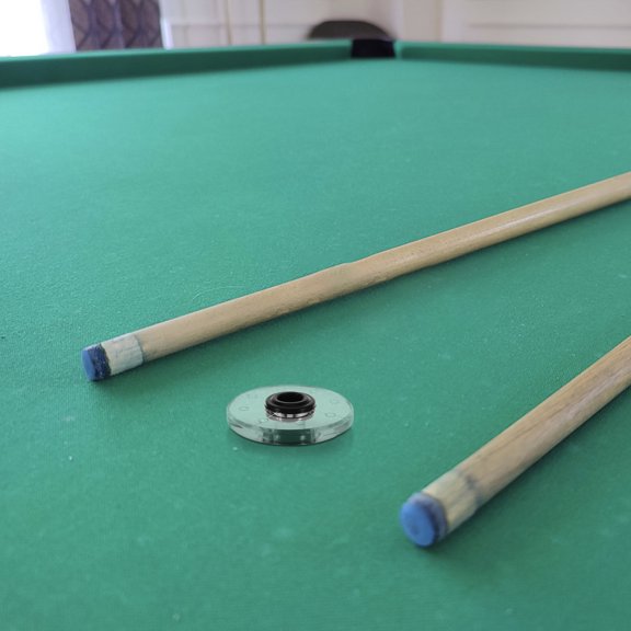 WASHWEPE Cue Aiming Training Tool in Transparent Acrylic for Pool Skill Enhancement