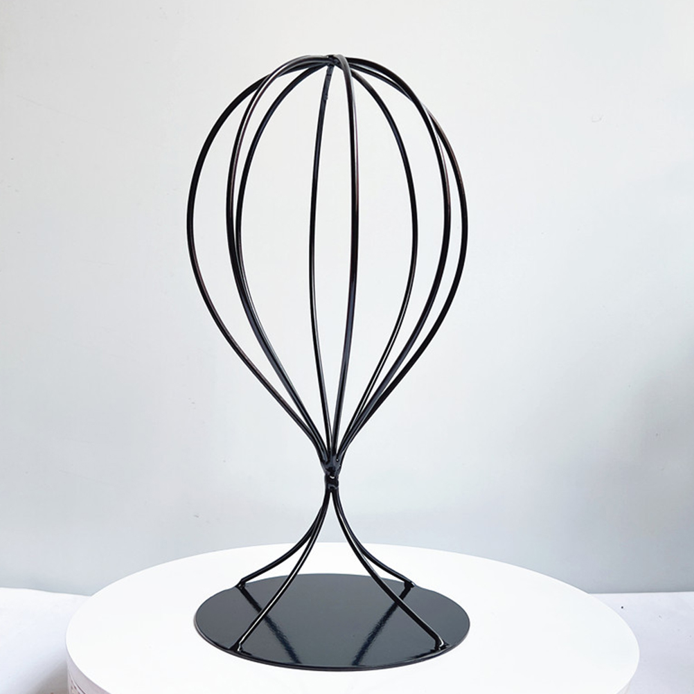 WASHWEPE Desktop Hat Stand 1Pcs Metal Hat Racks Elevated Holder Prevent ...