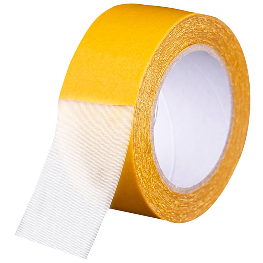 WASHWEPE Double Sided Carpet Tape Yellow Strong Adhesion for Home Rug ...