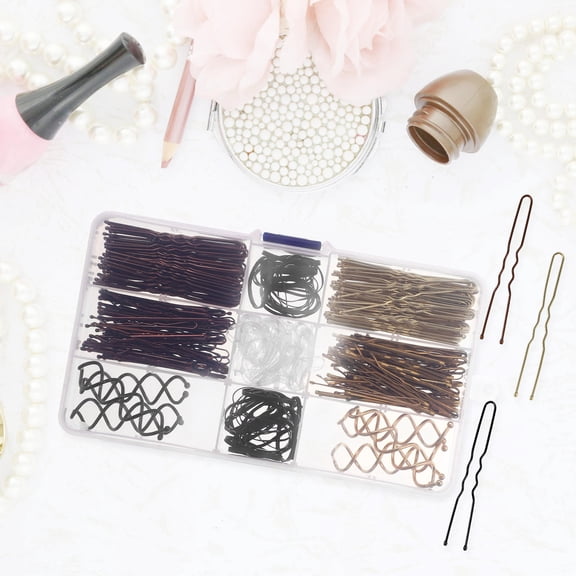 WASHWEPE Durable Multi Color Bobby Pins and Hair Ties Hair Accessories for Stylish Hairstyles