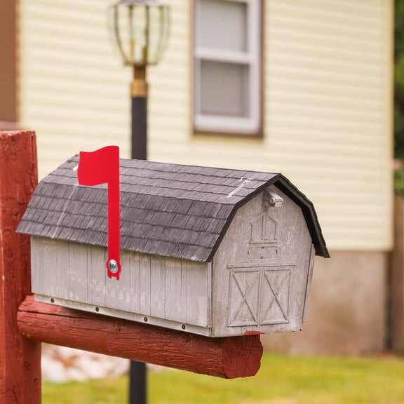 WASHWEPE Weather Resistant Mailbox Flag Replacement Kit With Acrylic Material For Classroom Use 1Set