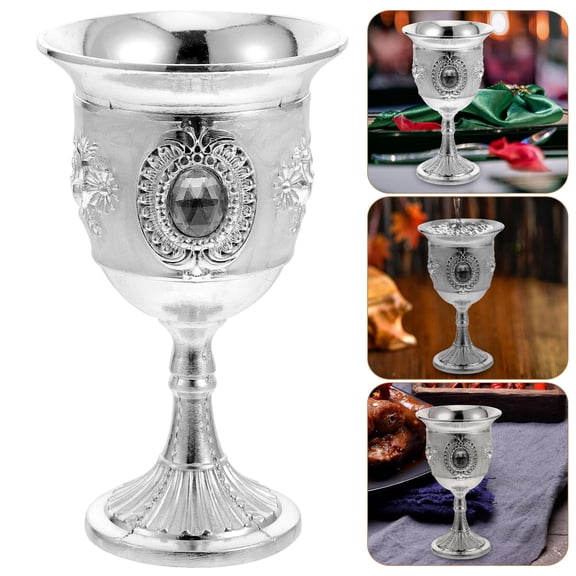 WASHWEPE Elegant Bar Retro Wine Glass Goblet Home Decor Cup