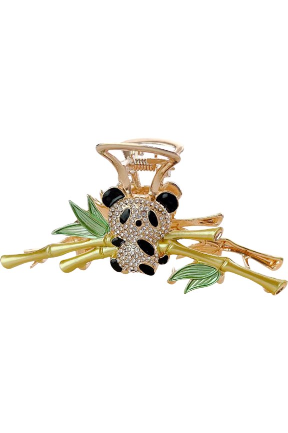 Elegant Multi Color Panda Hair Claw Clip 1Set For Women Girls Party Travel Accessory