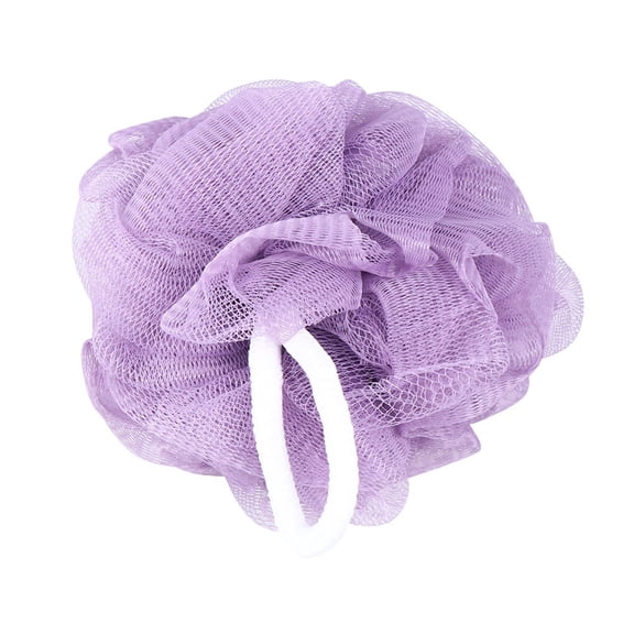 WASHWEPE Exfoliating Washcloth Towel Washcloth 2Set Cotton Purple Coffee 76x3.1x0.4in