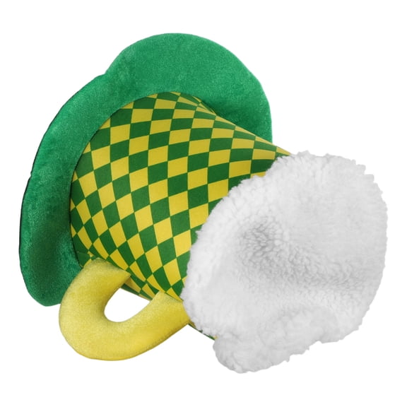 WASHWEPE Funny Green Beer Costume Hat with Giant Mug Design for Oktoberfest Party Supplies