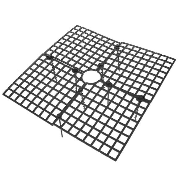 WASHWEPE Flowerpot Plastic Soil Protector 1Set Black Square 30.00X30.00X10.00CM