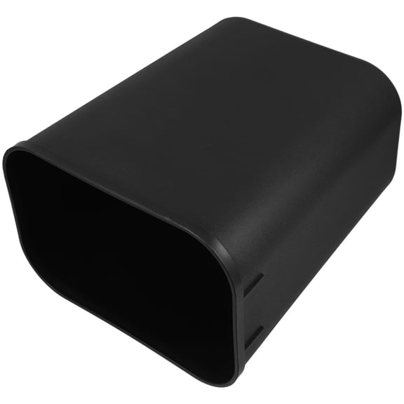 WASHWEPE Garbage Container Black for Living Room Housekeeping 1Set