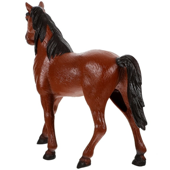 WASHWEPE Garden Small Horse Statues 1Set Plastic For present