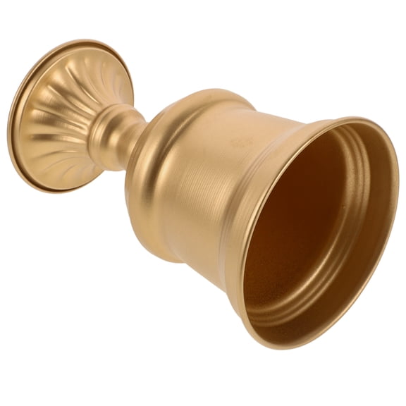 WASHWEPE Golden Metal Urn Planter Elevated European Style Roman Flower Pot Decorative Plant Holder