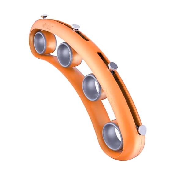 WASHWEPE Guitar Finger Expander 1Pack Orange ABS for Beginners 7.5x2.8x0.8in