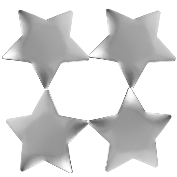 WASHWEPE Hair Clips for Girls 4Pcs Star Shape Metal Small for Women Hair Fixing Decorative Home Daily Use Parties