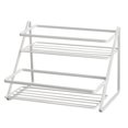 thumbnail image 1 of WASHWEPE Home Storage Rack 1Set White Carbon Steel Double Layer Space Saving For Kitchen And Bathroom, 1 of 8