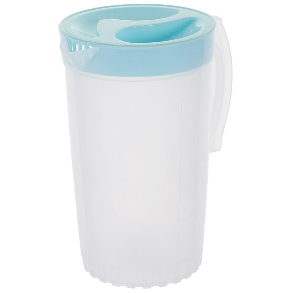 WASHWEPE Iced Tea Jug 1Pcs for Cold and Hot Beverages in White Color Easy to Clean