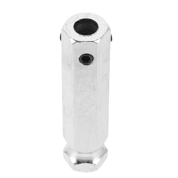 WASHWEPE Grinder Extension Shaft Plated Silver with Thread Rotary Adapter for Metal Wood Plastic