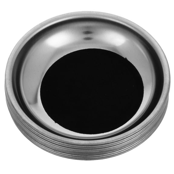 WASHWEPE Magician Coin Props 9.3x9.3x0.6in Metal Fabric Shape for Conjuring Shows 10Pcs