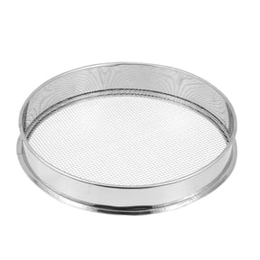 WASHWEPE Stainless Steel Corn Sifter Simple Design Grain Filtering Strainer Silver 1Pcs