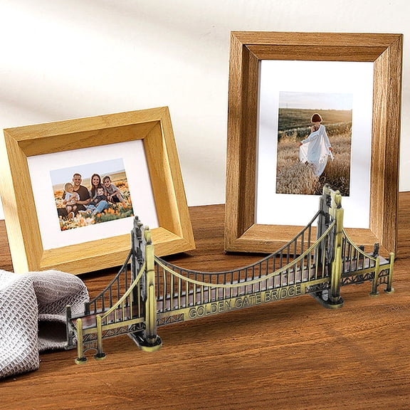 WASHWEPE Model Vintage Bridge Model Office Ornament 1Set