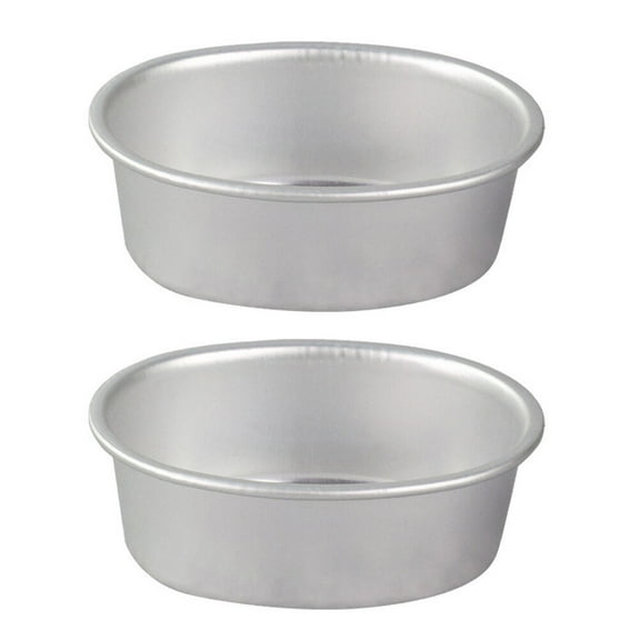 WASHWEPE Oval Cheesecake Pans with Non Stick Coating for Kitchen Use Suitable for Baking Supplies 2 Pcs