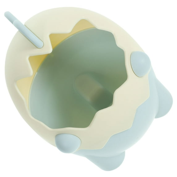 WASHWEPE Lovely Pen Organizer Cartoon Pen Holder Blue ABS 1Set