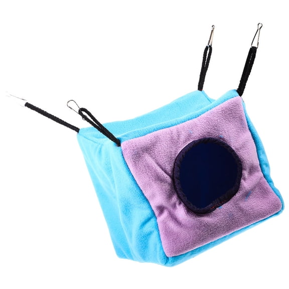 WASHWEPE Pet Hammock Bed Cube Hammock Assorted Color 1Set for Hamsters