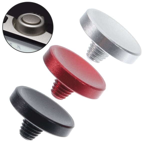 WASHWEPE Photographers Refined Design Shutter Accessories 3Pcs 1.00X1.00X0.50in Aluminum Alloy Shutter Release Button